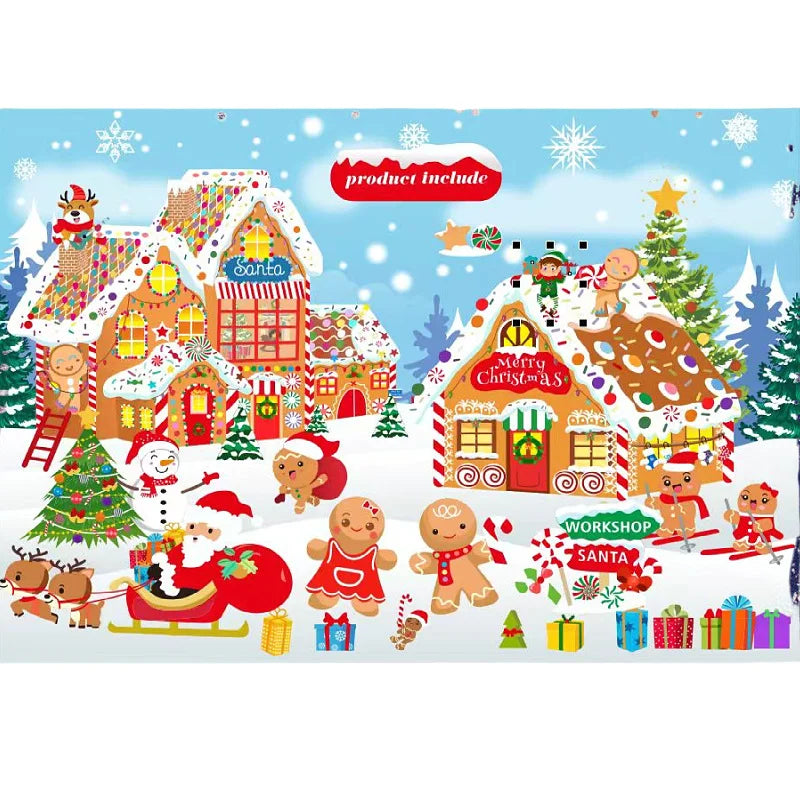 DIY Felt Christmas Tree - Detachable Ornaments Craft Kit