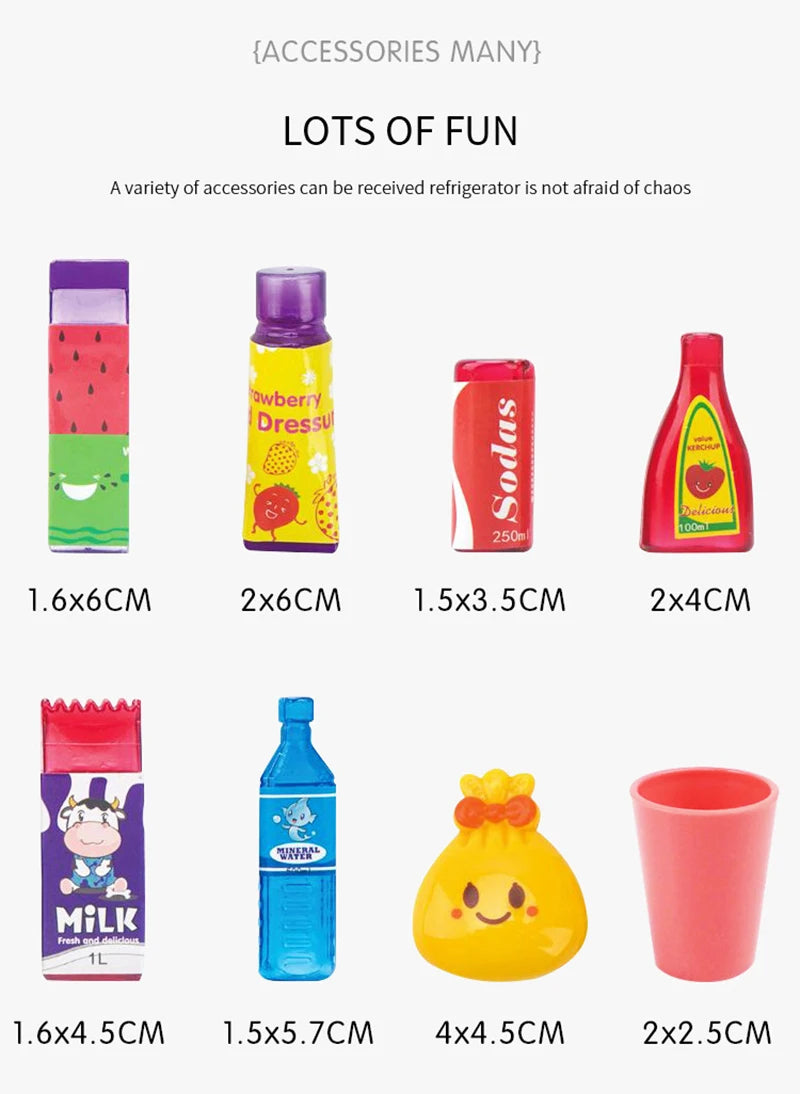 Toy Simulation Mini Fridge