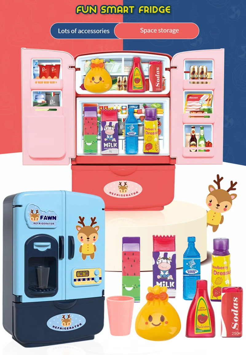 Toy Simulation Mini Fridge