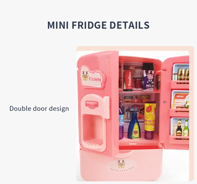Toy Simulation Mini Fridge