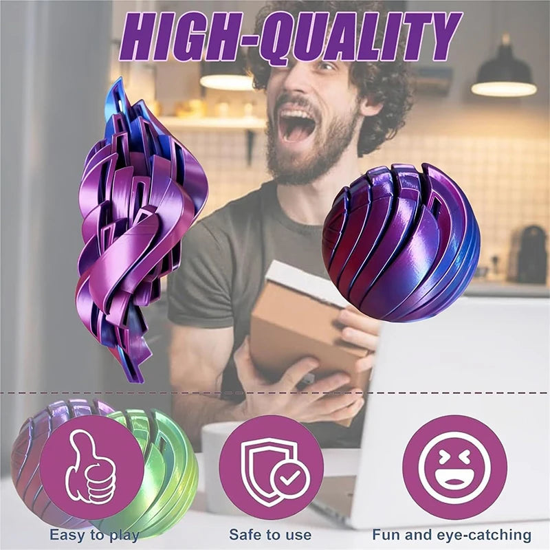 TwistSphere Slime Ball Fidget Toy – Sensory Toy for Neurodiverse Kids & Adults