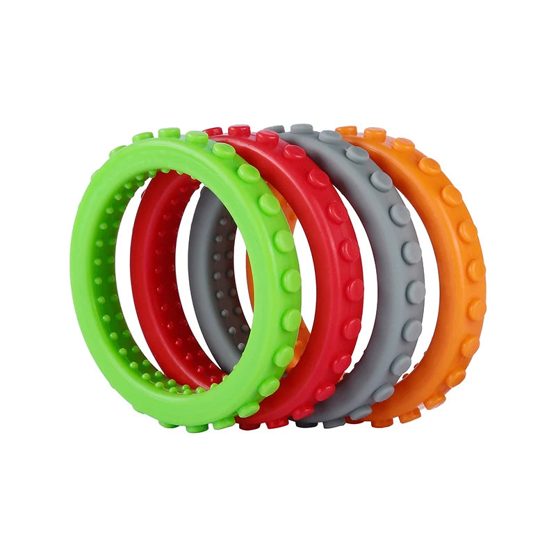 Silicone Teething Wrist Rings