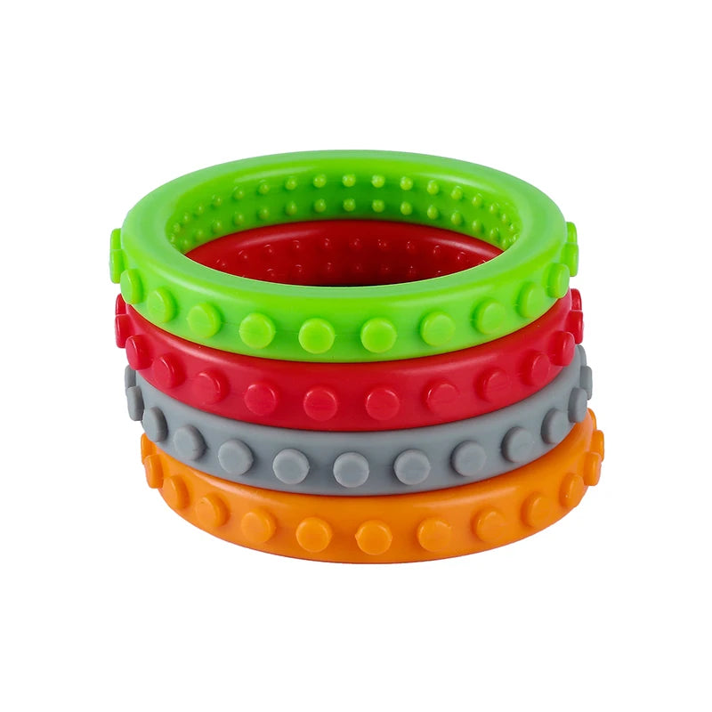 Silicone Teething Wrist Rings