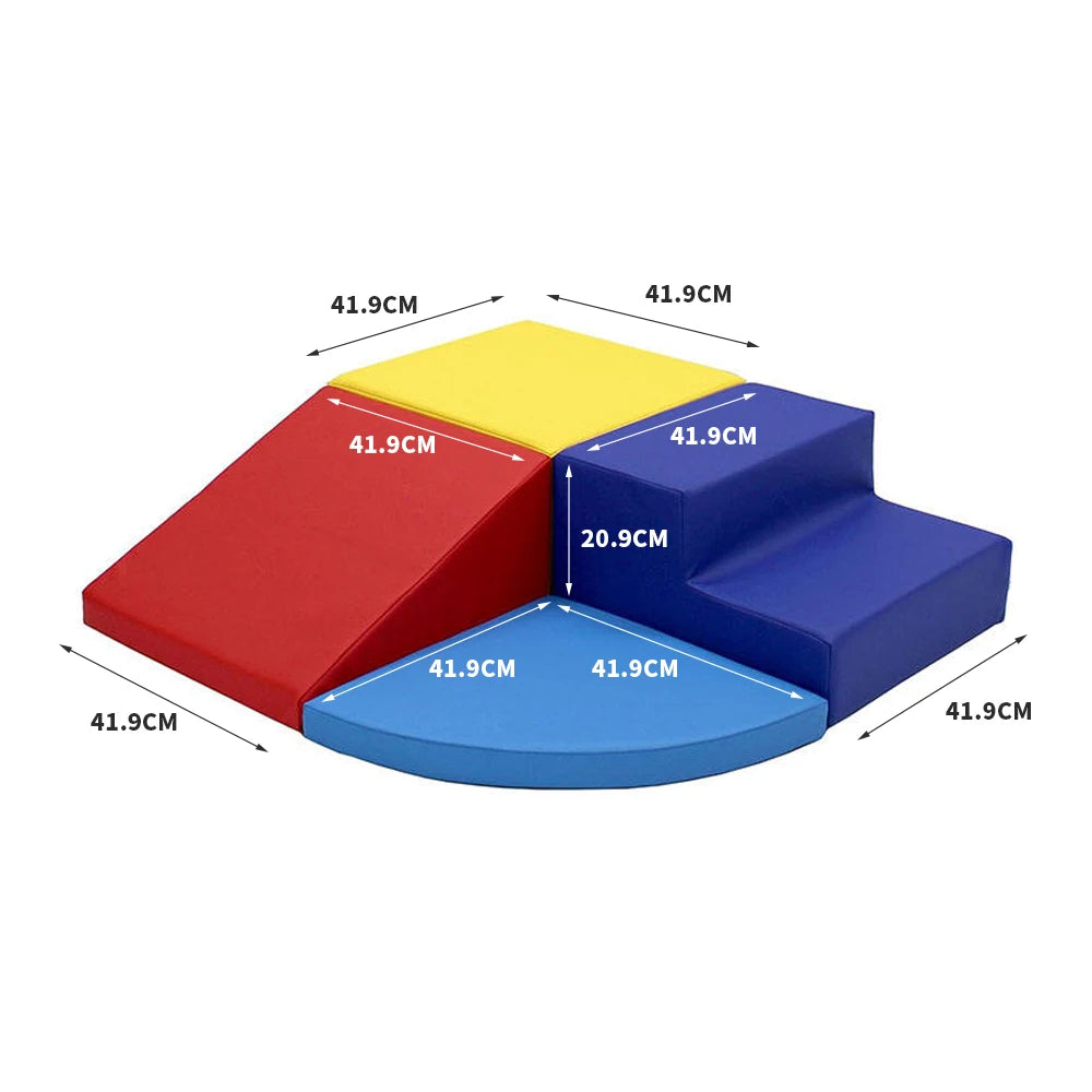 Kids Soft Foam Play Climbing Blocks Set
