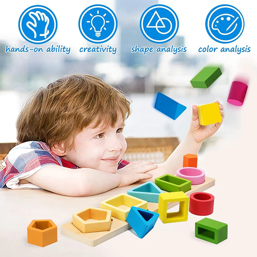 Wooden Sorting Stacking Toy