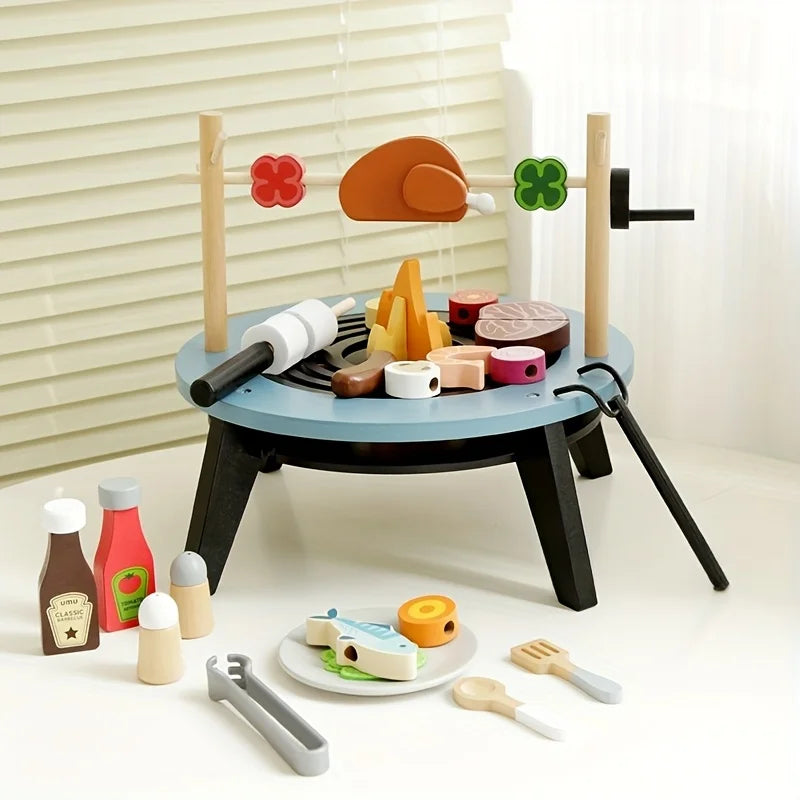 Pretend BBQ Cooking Set