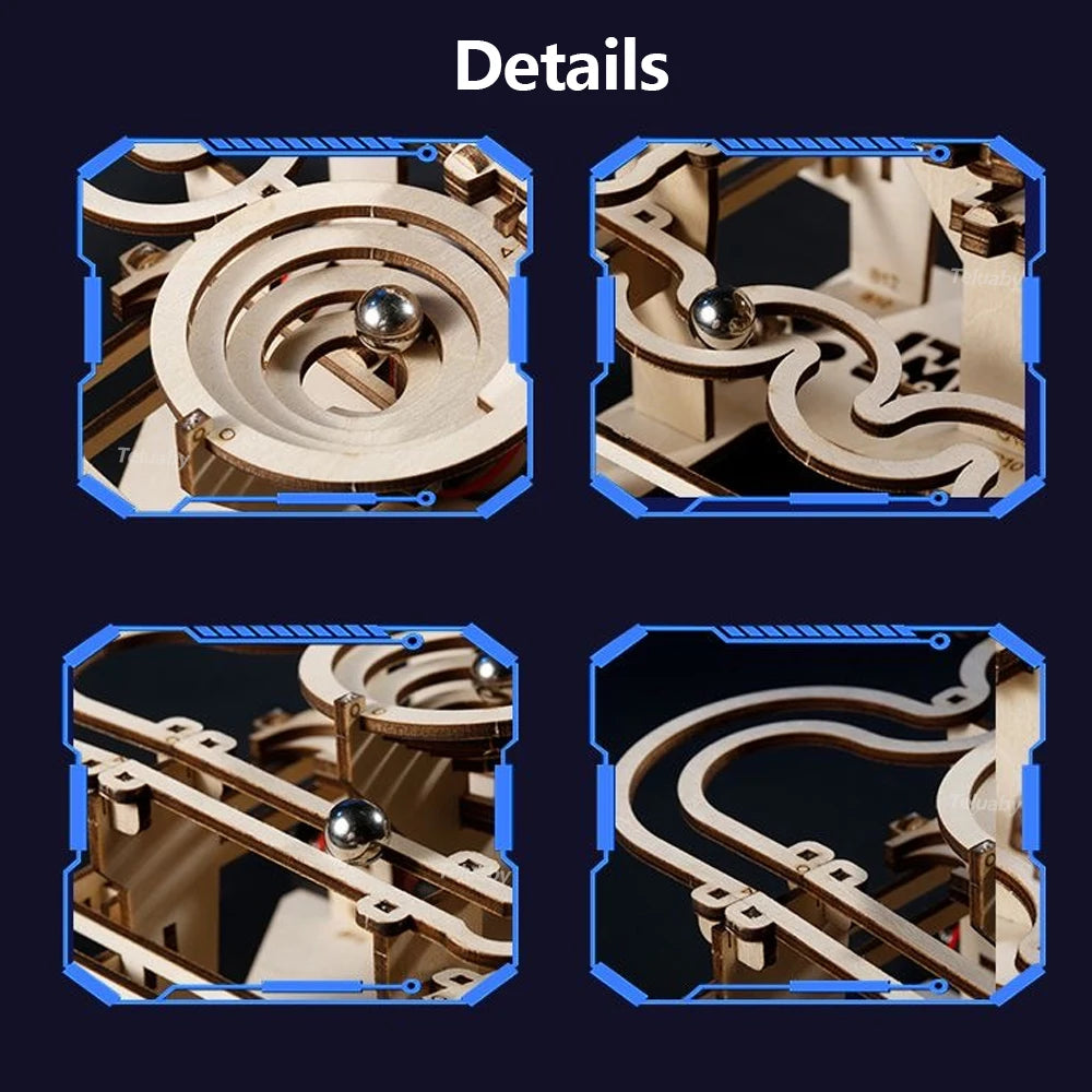Wooden Marble Run Model