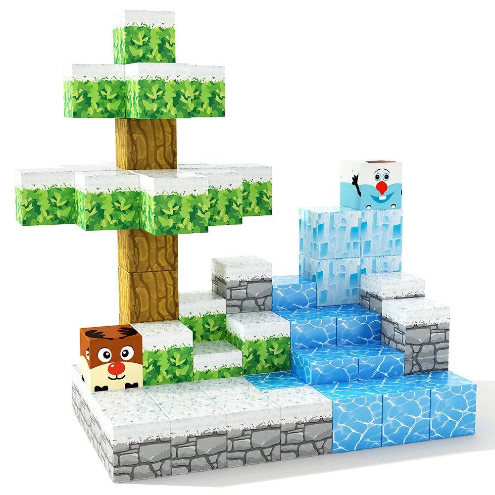 Magnetic Cubes Building Set