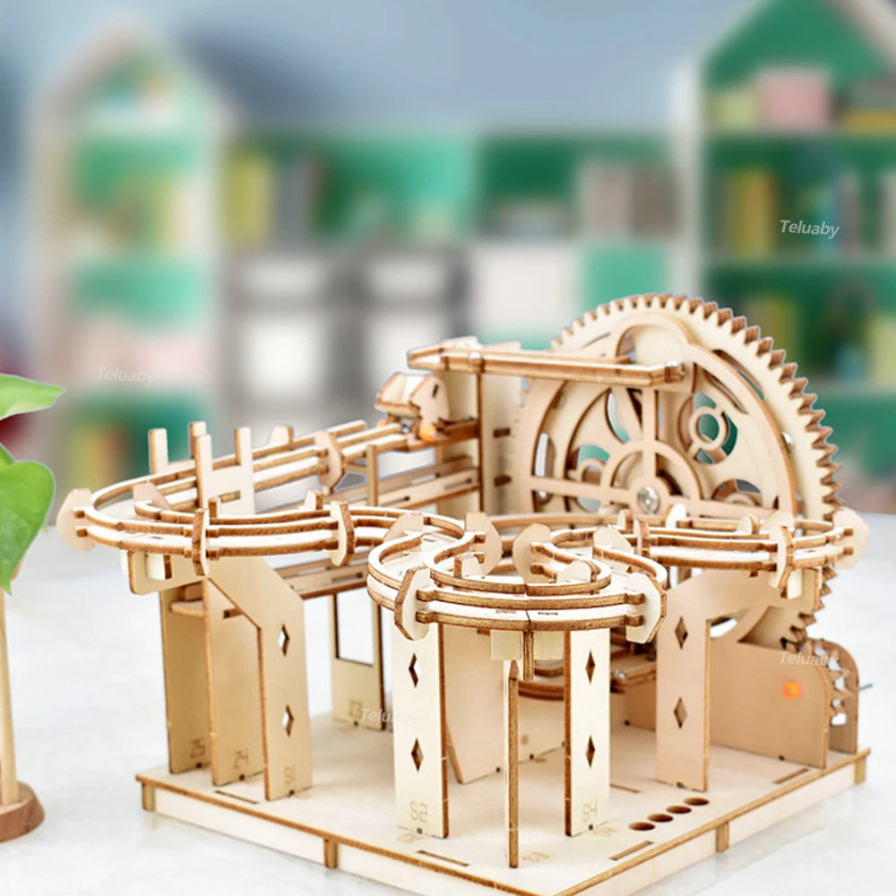 Wooden Marble Run Model