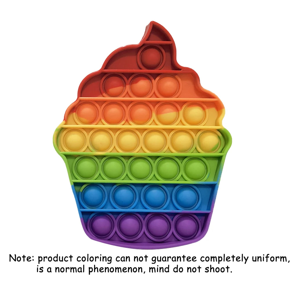 Rainbow Pop Bubble Fidget - Sensory Stress Relief Toy