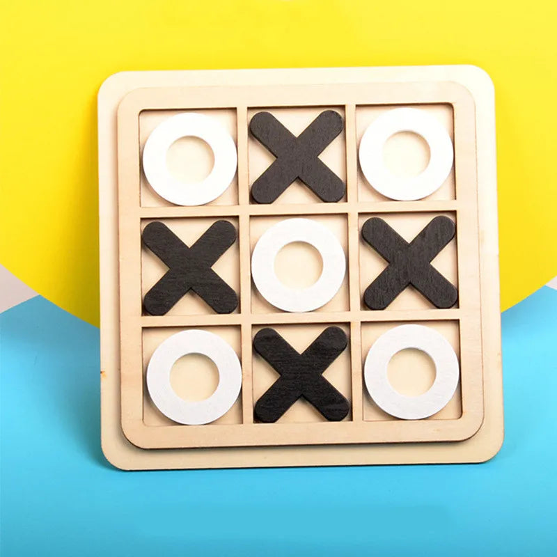 Wooden Tic-Tac-Toe Game