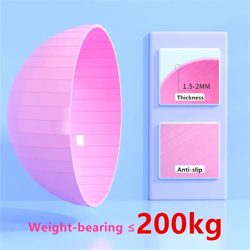 Peanut Exercise Ball - Grey (200kg capacity)