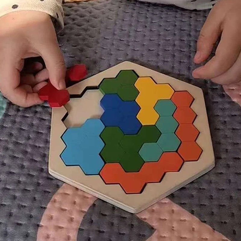 Hexagon Honeycomb Tangram