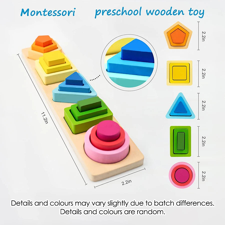 Wooden Sorting Stacking Toy