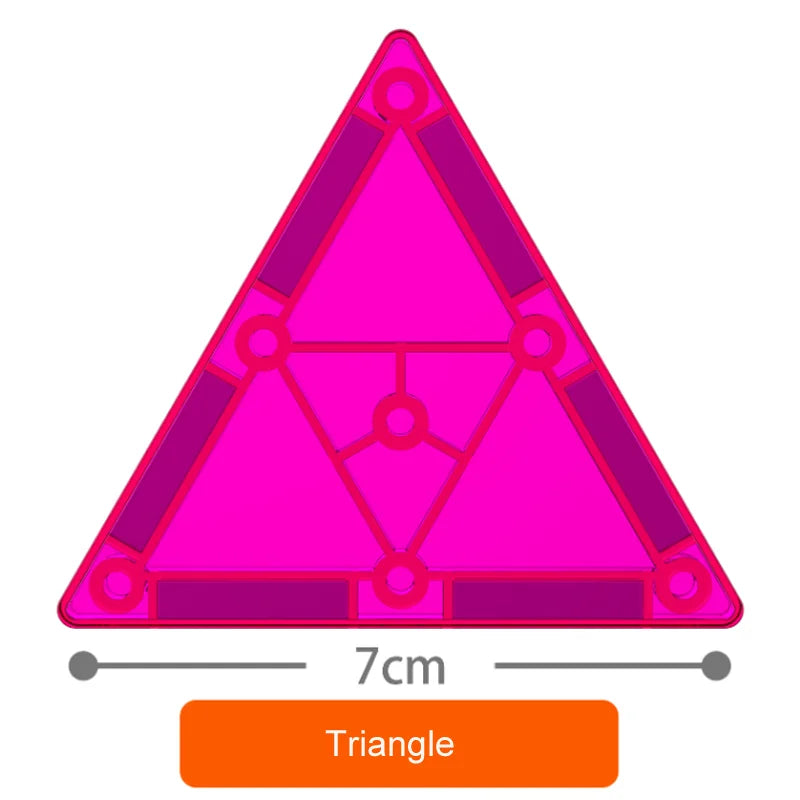 Magnetic Building Tiles - STEM Learning Blocks for Creative Play