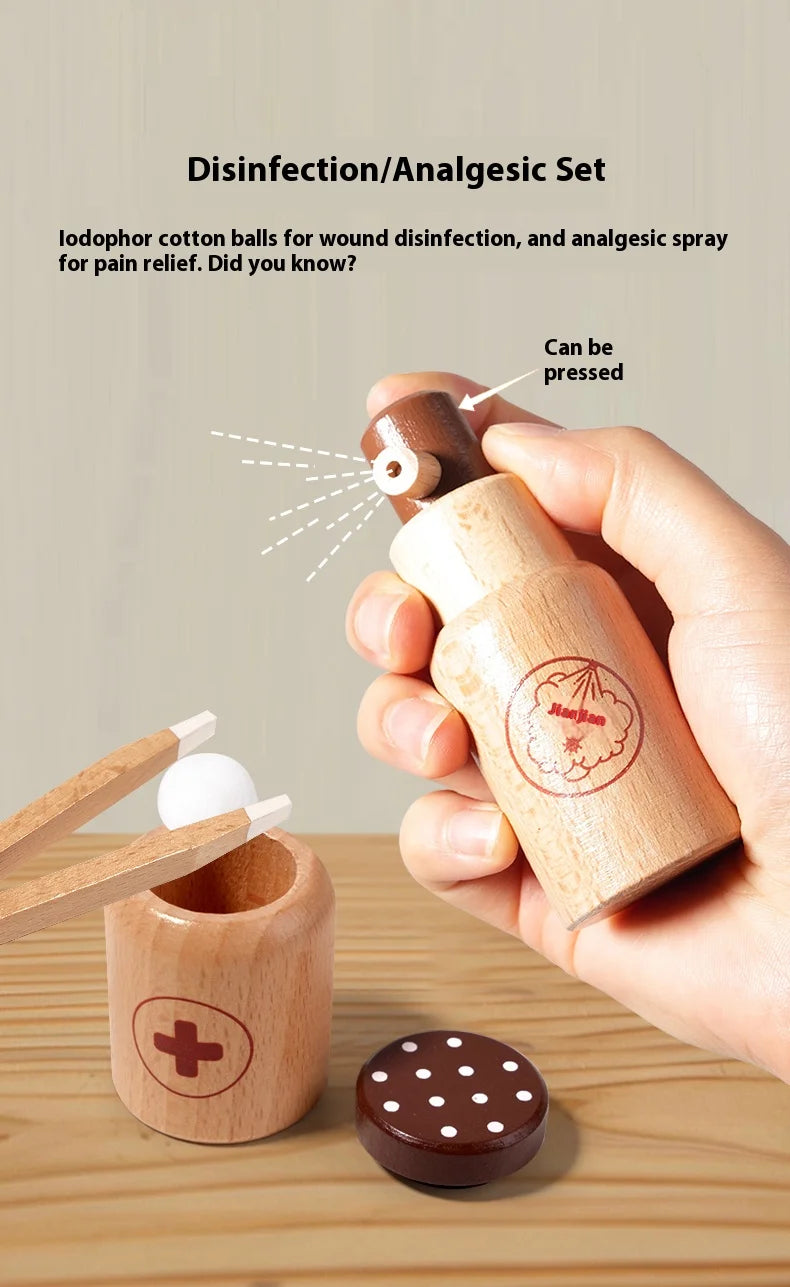 Wooden Doctor Play Set
