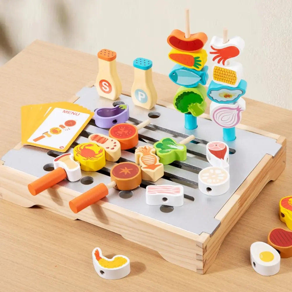 Montessori BBQ Food Set