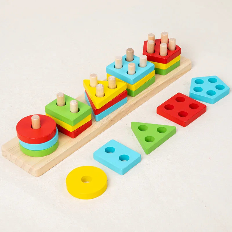 Geometric Sorting Block Set