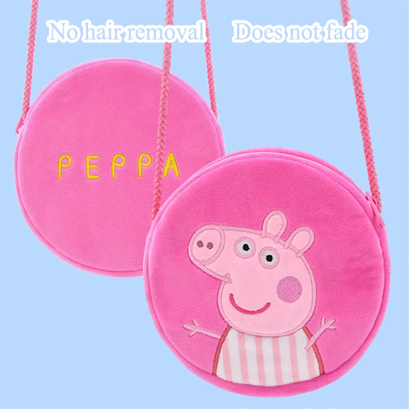 Peppa Pig Plush Shoulder Bag - Coin Purse for Kids