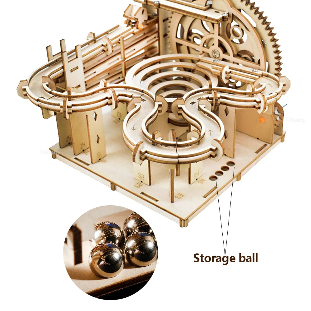 Wooden Marble Run Model