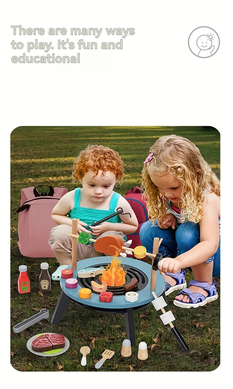Pretend BBQ Cooking Set