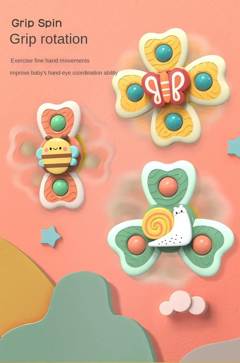 Suction Spinner Bath Toys