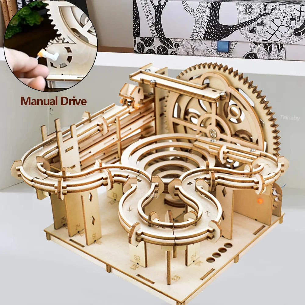 Wooden Marble Run Model