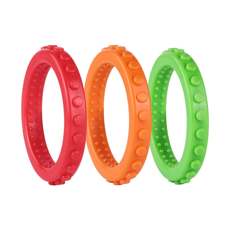 Silicone Teething Wrist Rings