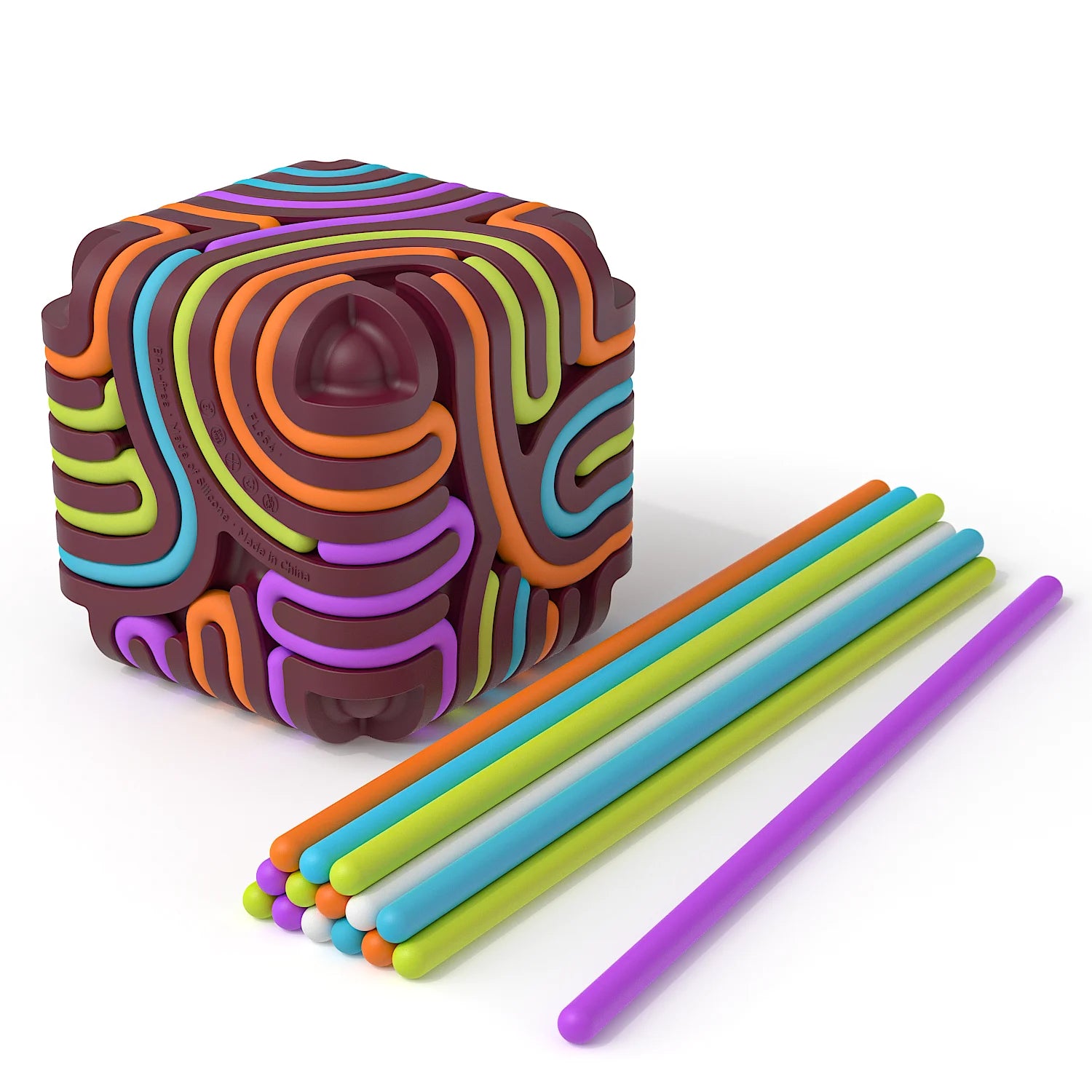 Silicone Sensory Rods Ball