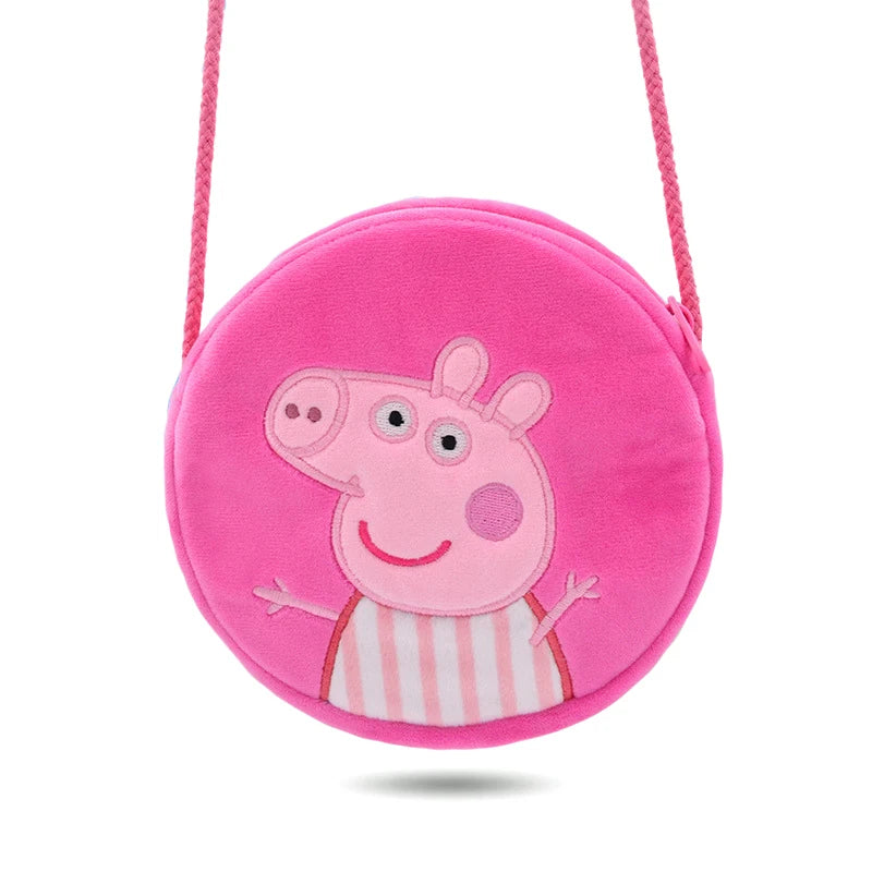 Peppa Pig Plush Shoulder Bag - Coin Purse for Kids