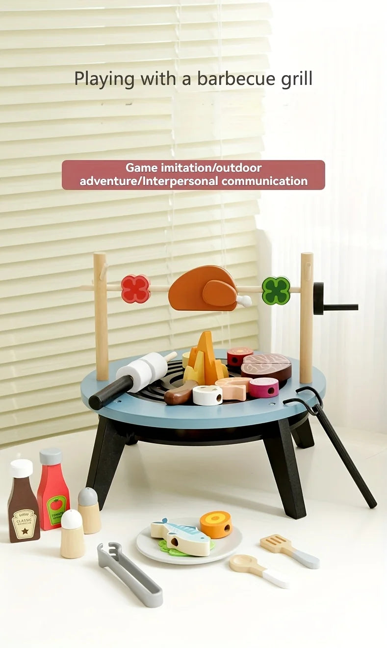 Pretend BBQ Cooking Set