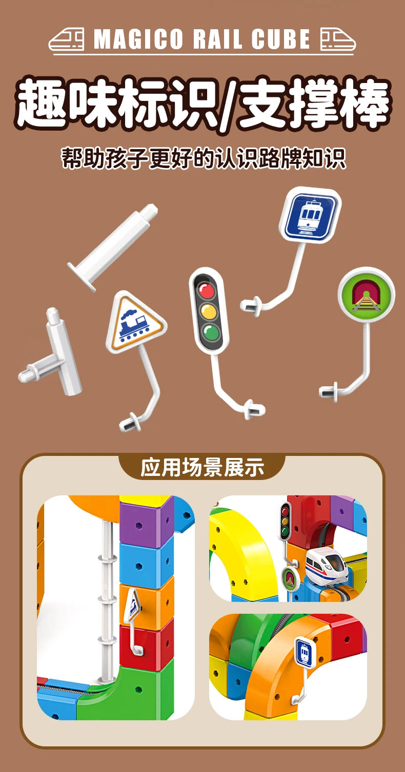 Magnetic Track STEM Train