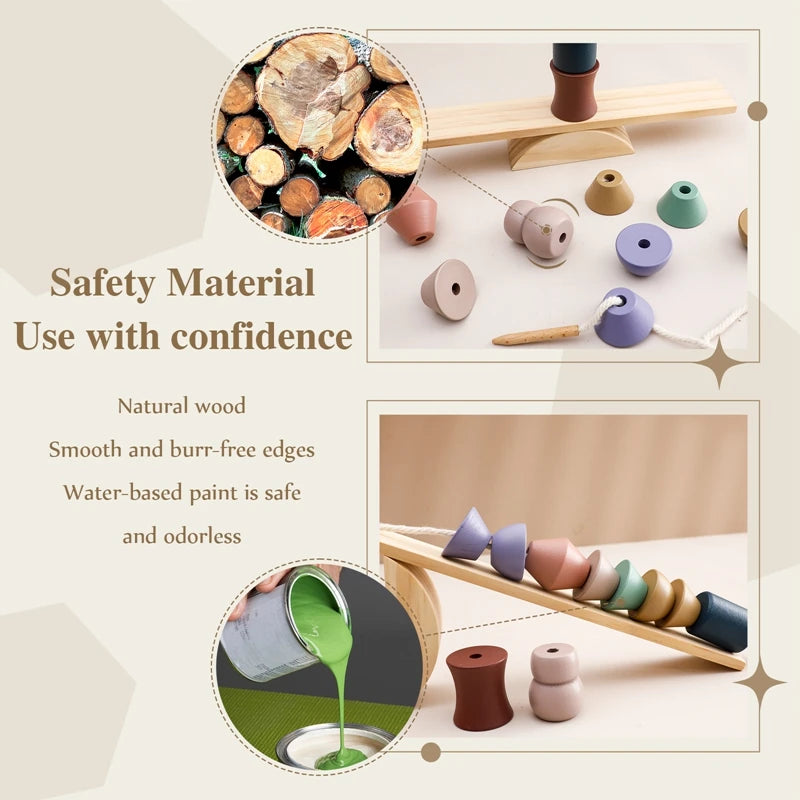 Threading Seesaw Balance Blocks