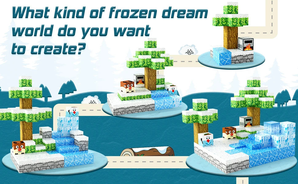 Magnetic Cubes Building Set