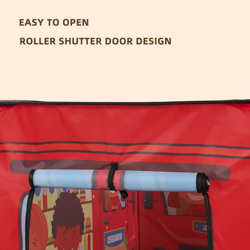 Pop-Up Play Tent - No Assembly Foldable Playhouse for Indoor & Outdoor Fun