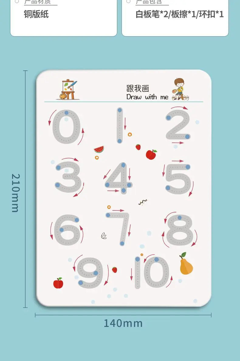 My First Handwriting Hero - Magical Wipe-Clean Tracing Workbook