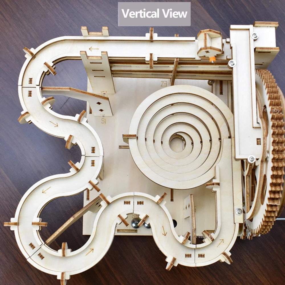 Wooden Marble Run Model