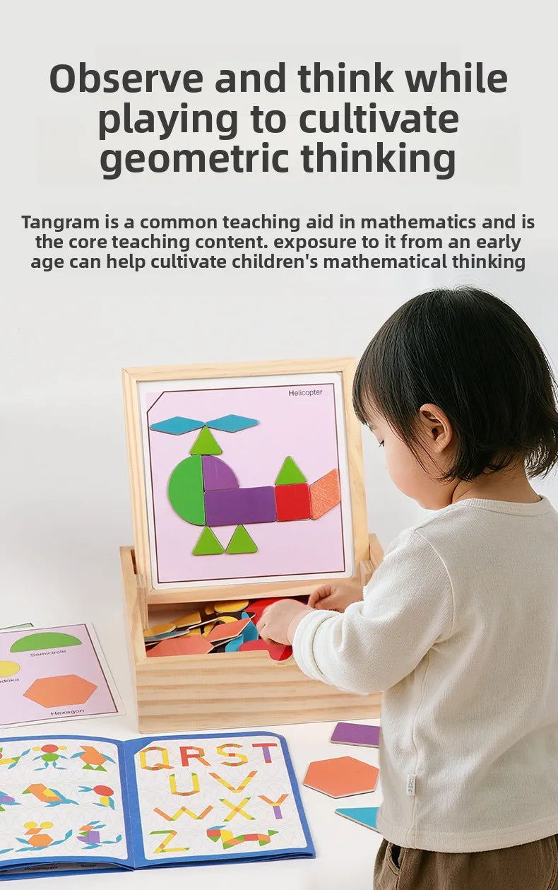 Magnetic Picture Puzzle Blocks