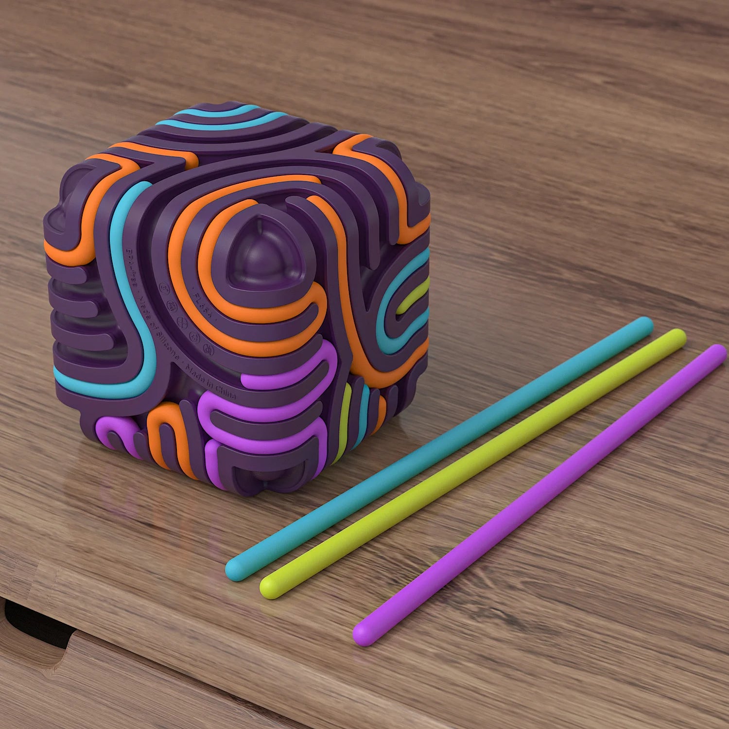 Silicone Sensory Rods Ball