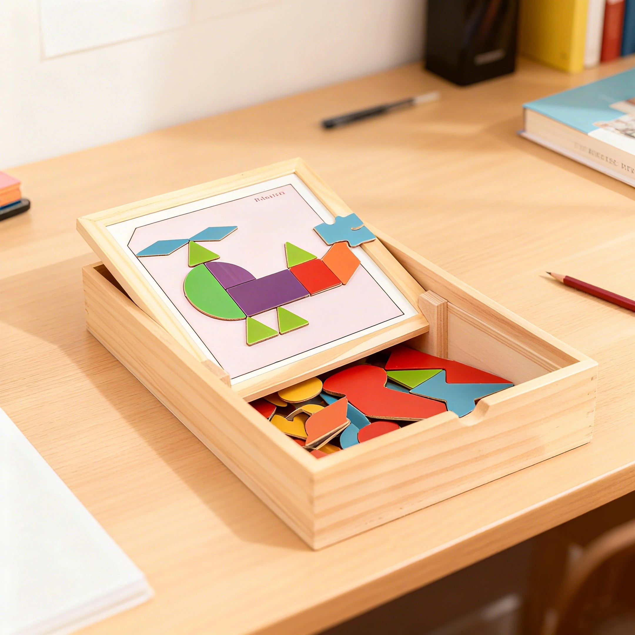 Magnetic Picture Puzzle Blocks