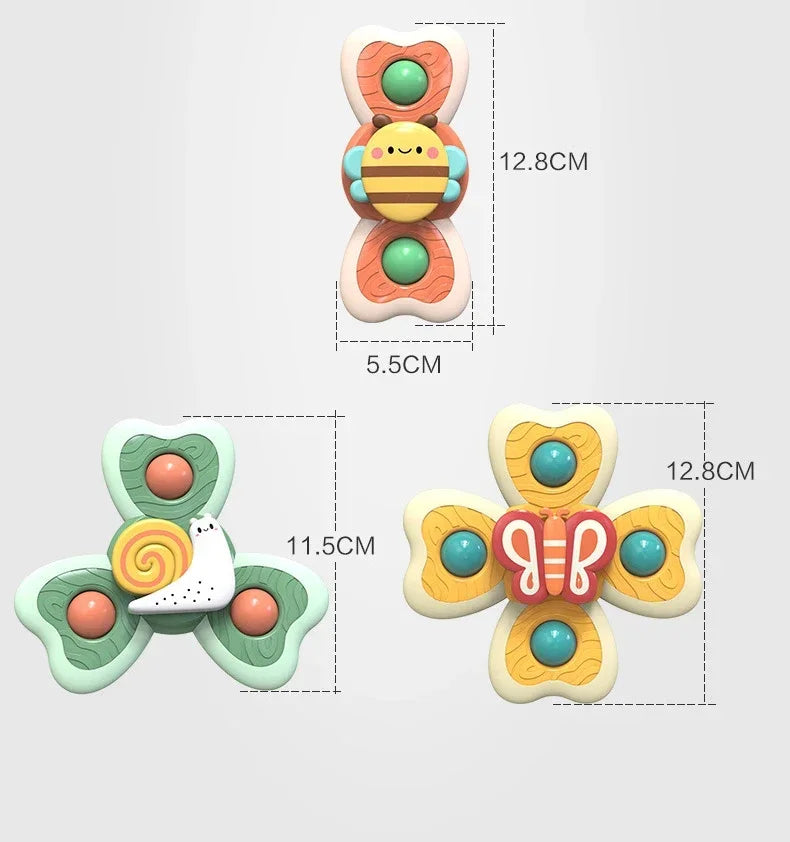 Suction Spinner Bath Toys