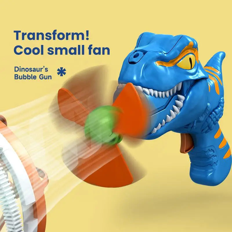 Dinosaur Bubble Gun – Electric Automatic Bubble Blaster for Kids
