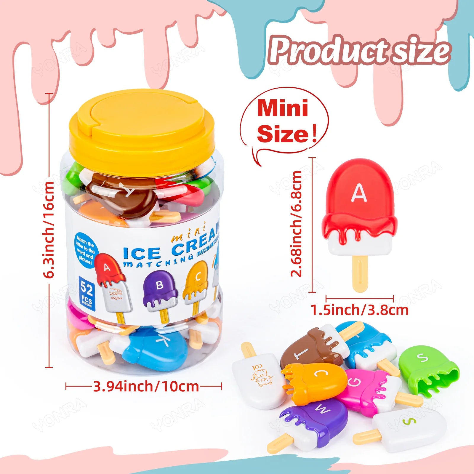 Ice Cream ABC Matching Game