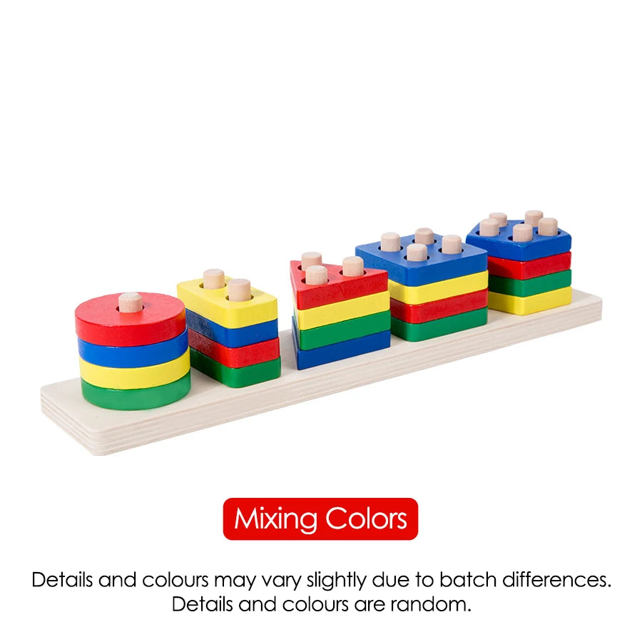 Wooden Sorting Stacking Toy