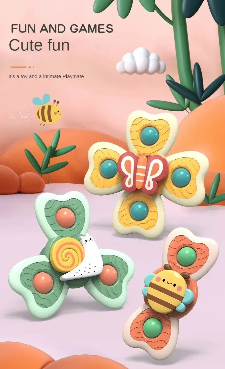 Suction Spinner Bath Toys