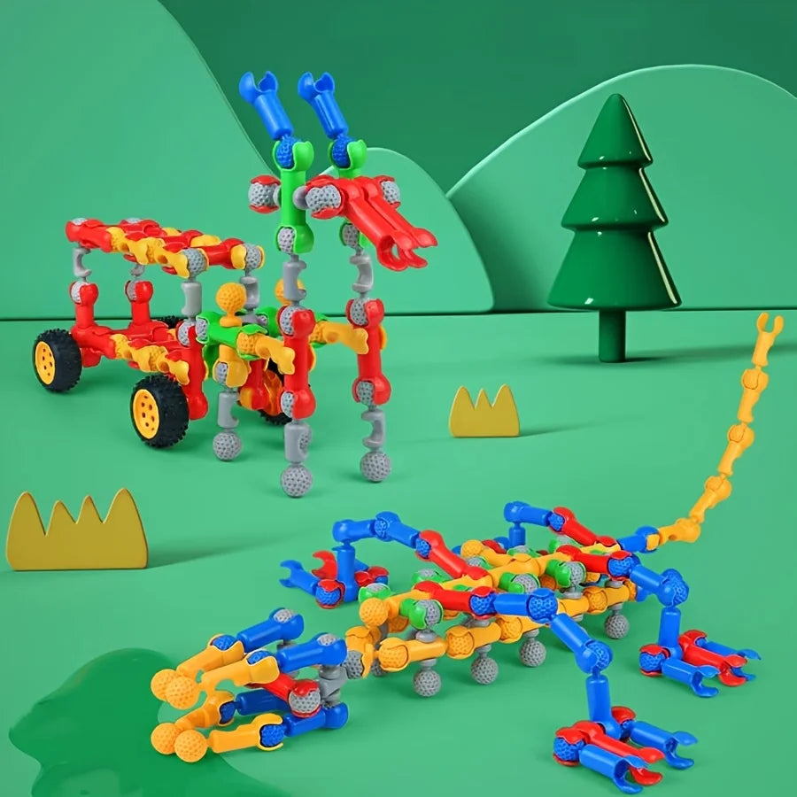 Creative STEM Building Blocks - 18+ Models Construction Set