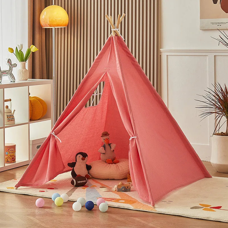 Kids Play Tent Tipi - Indoor & Outdoor Playhouse for Imaginative Adventures