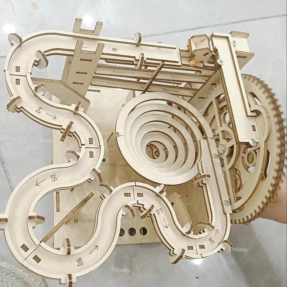 Wooden Marble Run Model