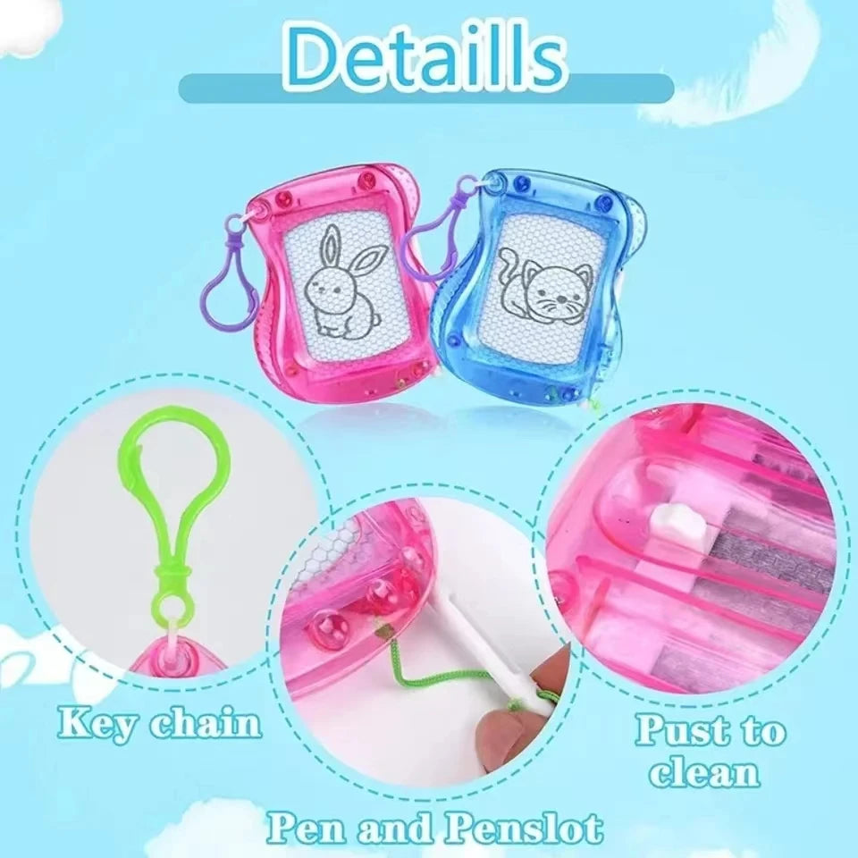Mini Magnetic Drawing Board with Clip
