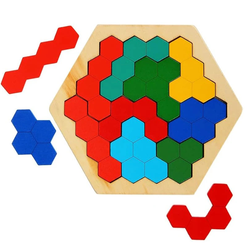 Hexagon Honeycomb Tangram